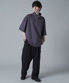 WEGO ドロストスーパーBIGハーフジップT（S）