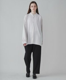 WEGO トロミBIGバンドカラーシャツ