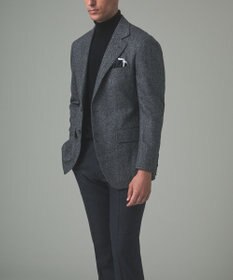 GOTAIRIKU 新色追加【一部ストレッチ】カシミヤブレンド 定番ツイードジャケット(25年モデル)