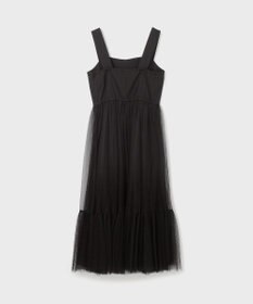 GRACE CONTINENTAL チュールコンビティアードワンピース