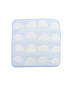 Mother garden しろたん いっぱい柄 6重ガーゼ ミニタオル