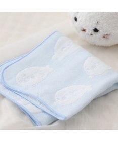 Mother garden しろたん いっぱい柄 6重ガーゼ ミニタオル