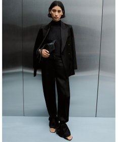 JOSEPH テクスチャードビスコース　ダブルブレステッドジャケット