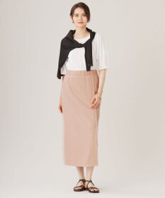 自由区 【洗える】ボリュームスリーブピケ カットソー