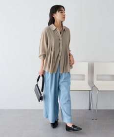 CRAFT STANDARD BOUTIQUE ヴィンテージボイルタックフレアシャツ