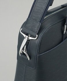 GOTAIRIKU 日本製【PELLE MORBIDA】型押しレザー ブリーフバッグ