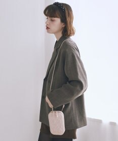 Maison de FLEUR リボンキルティングスマホポシェット