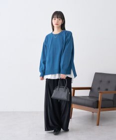 earth music&ecology 【洗濯機洗い可】レンチング(TM)エコヴェロ(TM)(チュニック)