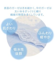 Mother garden しろたん いっぱい柄 6重ガーゼ ミニタオル