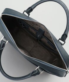 GOTAIRIKU 日本製【PELLE MORBIDA】型押しレザー ブリーフバッグ