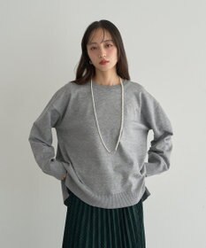 earth music&ecology 【洗濯機洗い可】レンチング(TM)エコヴェロ(TM)(チュニック)