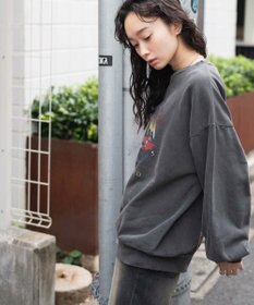 WEGO ヴィンテージライクピグメントスウェット