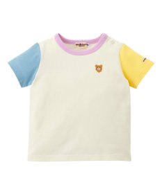 MIKI HOUSE HOT BISCUITS 【70-120cm】【Everyday Series】ワンポイント 半袖Tシャツ