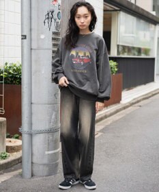 WEGO ヴィンテージライクピグメントスウェット