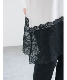 Te chichi イレギュラーヘムレイヤードレースキャミ