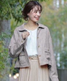 Tiaclasse 【洗える】ツイードジャケット