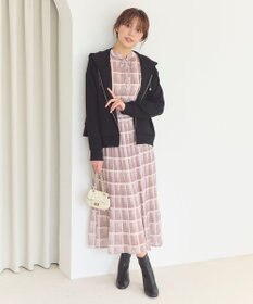 Feroux 【洗える】プリーツ ワンピース