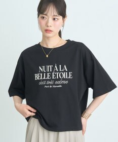 earth music&ecology 【接触冷感/洗濯機可】ＮＵＩＴＡ　ＬＡ　ＢＥＬＬＥ　ＥＴＯＩＬＥショートＴ