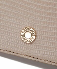 TOPKAPI 【TOPKAPI】イタリアンレザー リザード型押し 二つ折り 財布 LUCIA ルチア