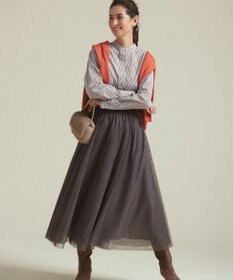 23区 【洗える】CANCLINI バンドカラー シャツ