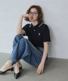 WEGO 【26年春夏新カラー登場/ユニセックス着用ITEM/SMLサイズ展開】U.S. POLO ASSN.別注ラインポロシャツ
