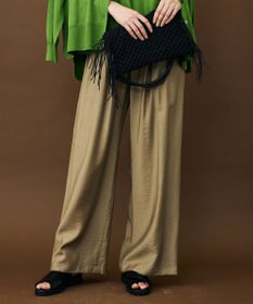 自由区 【セットアップ対応】エアリーツイルワイド パンツ