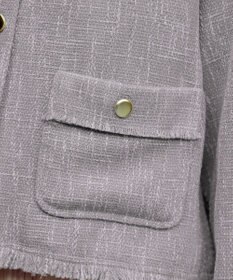 Tiaclasse 【洗える】ツイードジャケット