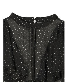 AMERICAN HOLIC 接触冷感シアーフリルブラウス