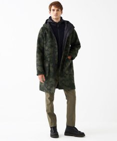 JOSEPH ABBOUD MOUNTAIN 【UNISEX】スライバーカモジャガード コート