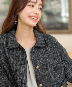 Tiaclasse 【洗える】ツイードジャケット