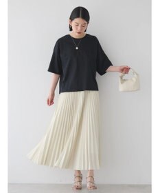 AMERICAN HOLIC 丈違いジョーゼットプリーツスカート