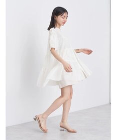 earth music&ecology 綿ローンティアードチュニック