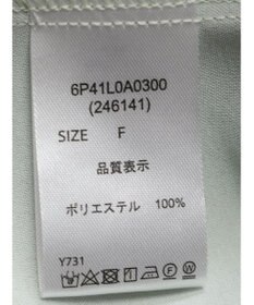 Green Parks ・ＥＬＥＮＣＡＲＥ　ＤＵＥ　ピンタックスタンドブラウス