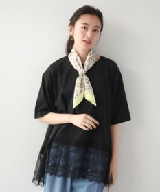 Green Parks 裾イレヘムレースプルオーバー