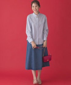 組曲 コットンシャーティング ベーシックシャツ