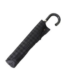 槇田商店 monotone 千鳥チェック ブラック 折りたたみ傘