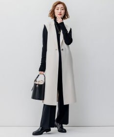 23区 L 【洗える】ウーステッドウール タートルネック ニット