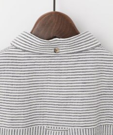 JOSEPH ABBOUD MOUNTAIN 【SPACE／UNISEX】オーガニックコットンリネンドライサッカー シャツ