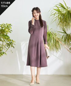 Tiaclasse L 【洗える】レーススリーブワンピース