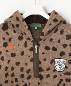 PW CIRCULUS 【MEN】SNOW LEOPARD柄フーディー