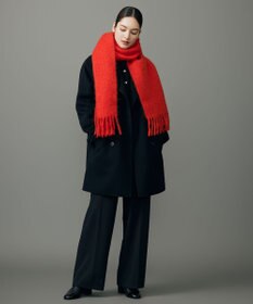 自由区 S ウールリバーダブルブレストコート