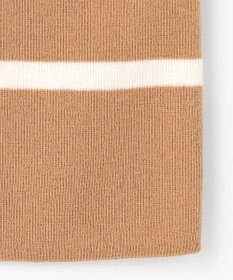 自由区 L コットンウールハイゲージボーダー ニット