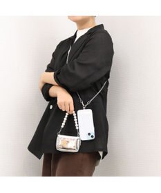 UNBILLION VERYコラボ ペルケ perche / 牛革パールハンドルジャバラウォレット