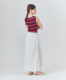 GRACE CONTINENTAL ラインニットノースリーブ