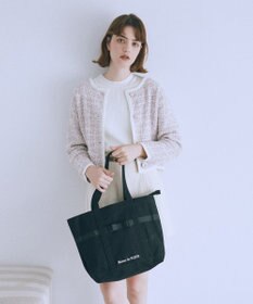 Maison de FLEUR マルチポケット帆布トートMバッグ