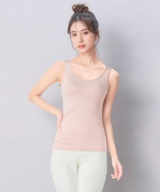 Wing カップ付きインナー あったか素材 ラク きれいなバストシルエット 【シンクロブラトップ】 ノースリーブ タンクトップ 秋 冬 ET1165 ウイング／ワコール