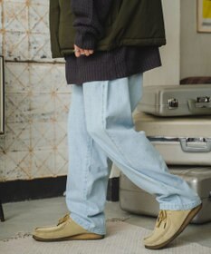 WEGO デニムイージーワイドパンツ