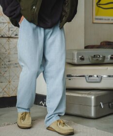 WEGO デニムイージーワイドパンツ