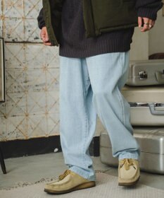 WEGO デニムイージーワイドパンツ