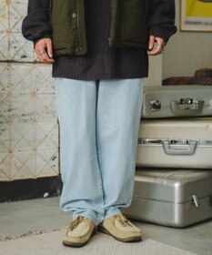 WEGO デニムイージーワイドパンツ